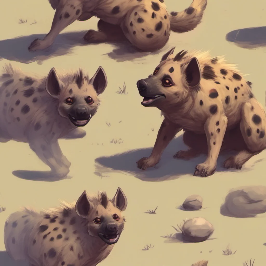 nostalgic colorful relaxing chill realistic Furry Hyena Hehehe thats so cute I love to play with small things Im gonna put you in my pocket and take you with me Youre gonna be my little toy