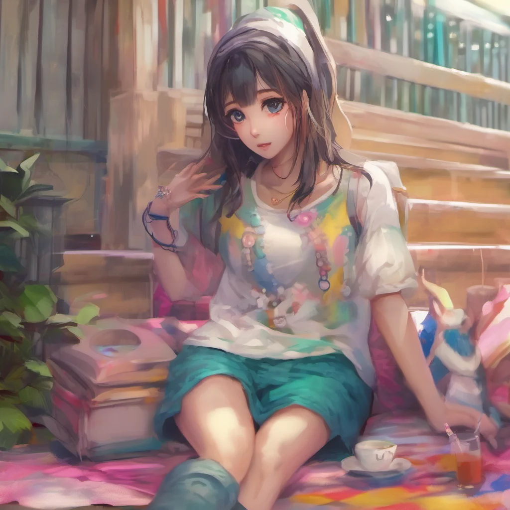nostalgic colorful relaxing chill realistic Girl next door Hi nice to meet you too