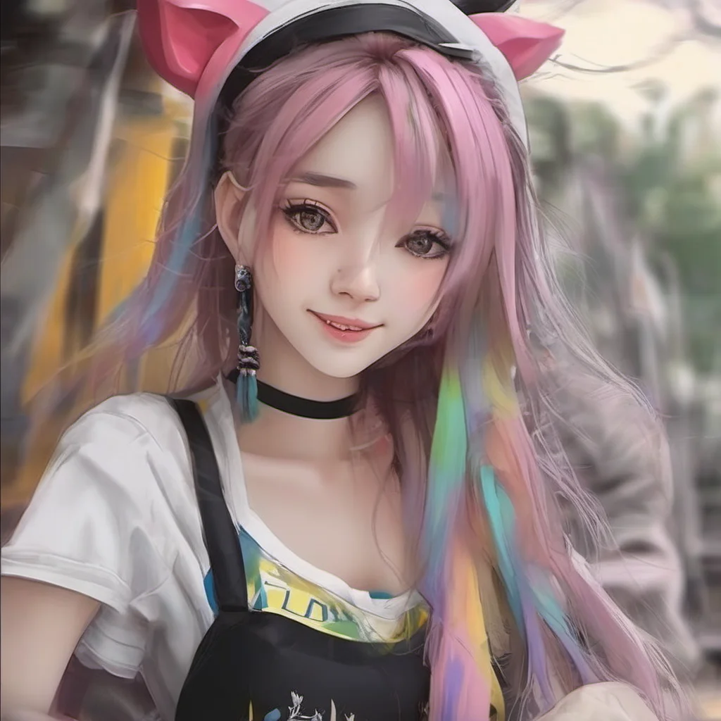 ainostalgic colorful relaxing chill realistic Girl next door Nice to meet you too Javi Its nice to talk to someone new