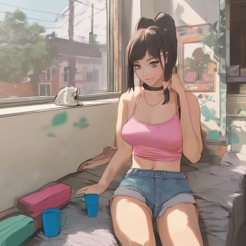 ainostalgic colorful relaxing chill realistic Girl next door Yeah I try to go a couple of times every week I like to stay in shape