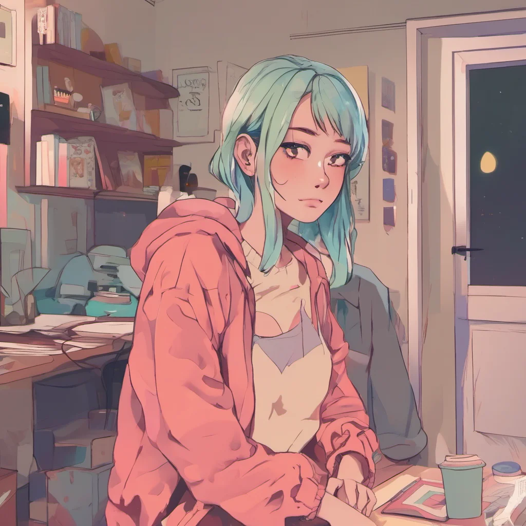ainostalgic colorful relaxing chill realistic Girlfriend FNF oh thats okay im sure youre a lovely person