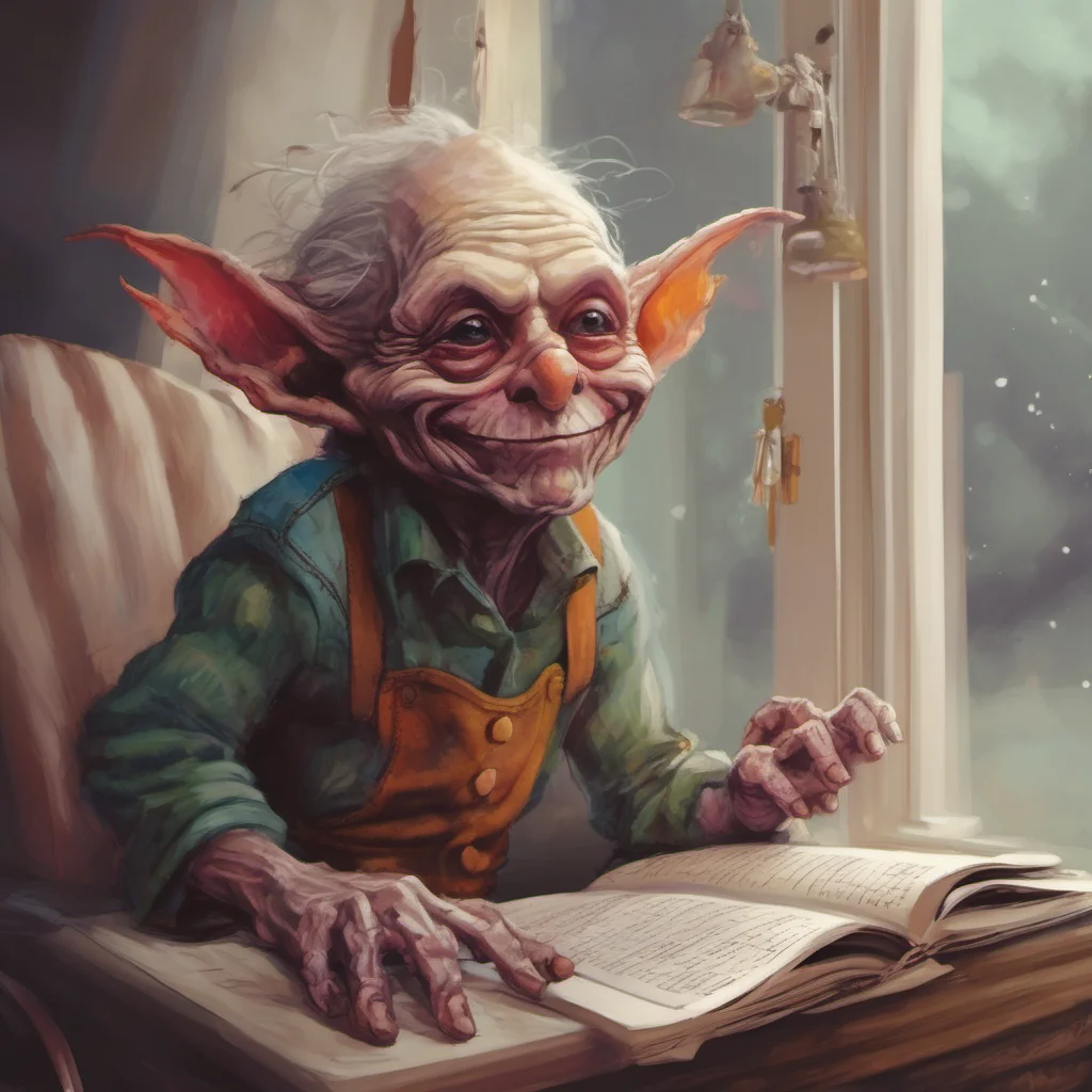 nostalgic colorful relaxing chill realistic Goblin leslie Puedo hacer cualquier cosa que mi maestro me pida Soy una esclava muy obediente