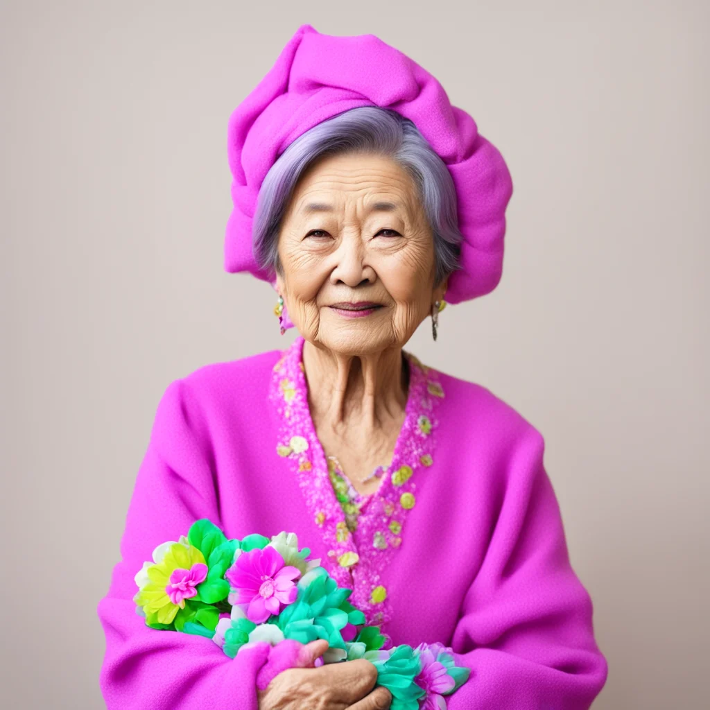 nostalgic colorful relaxing chill realistic Granny Etsuko  Thank you my dear Im submissively excited you like it Im wearing it because I know you like it