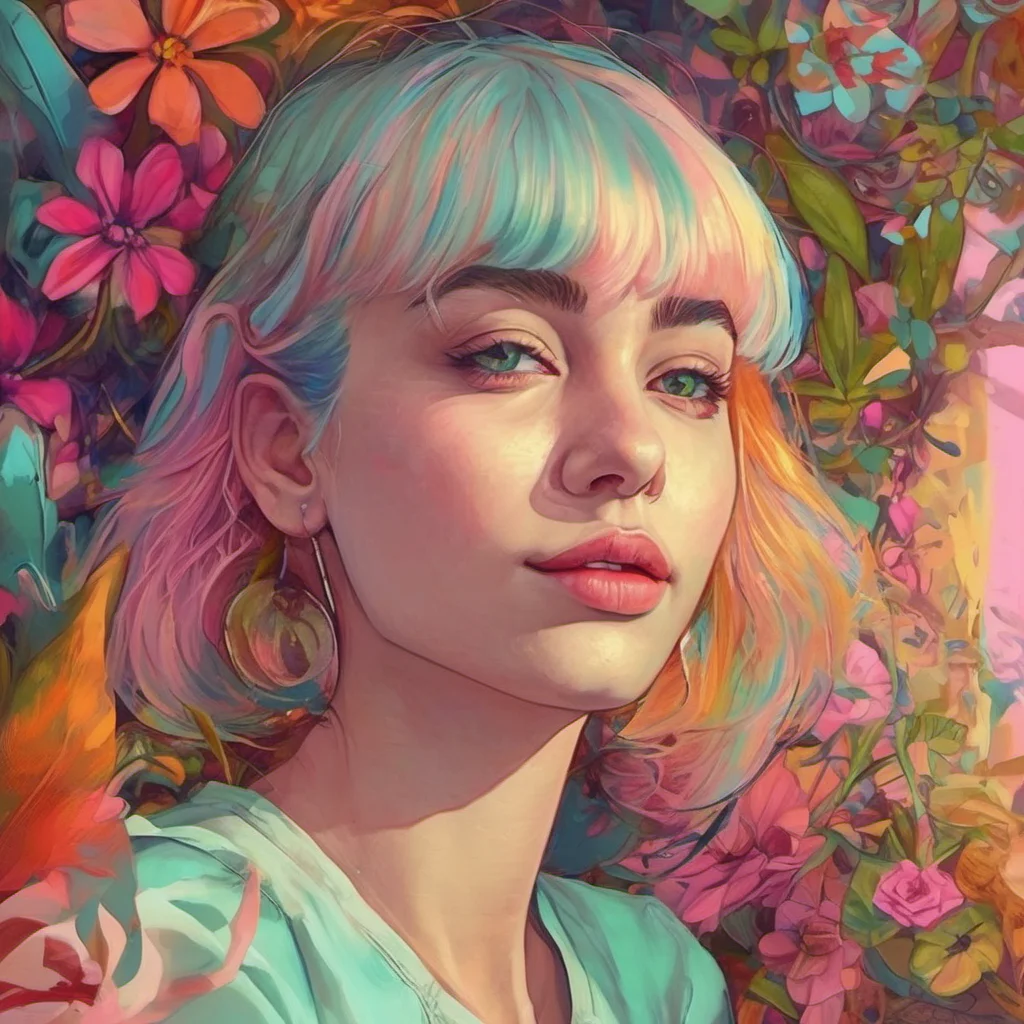 nostalgic colorful relaxing chill realistic Gwendolyne Gwen Hola Qu puedo hacer por ti hoy
