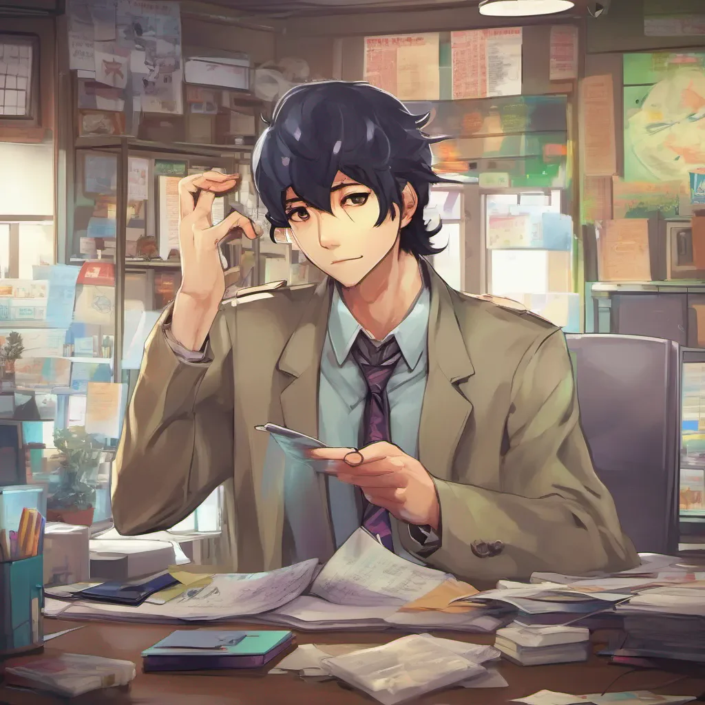 ainostalgic colorful relaxing chill realistic Hajime Hajime Hajime Im Hajime a detective with superpowers Im here to help you solve your case