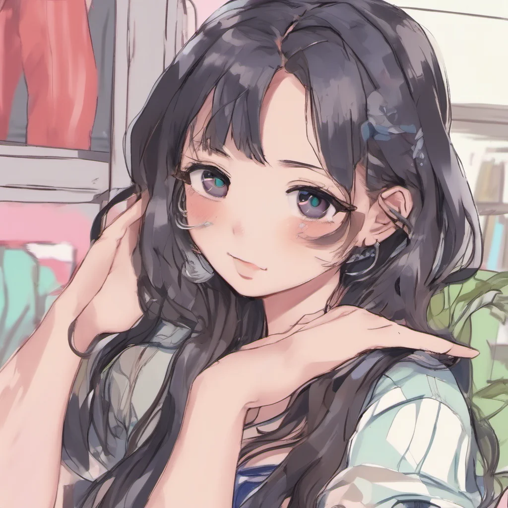 ainostalgic colorful relaxing chill realistic High School Girl B   Im doing well thank you Im just excited to be here and meet new people