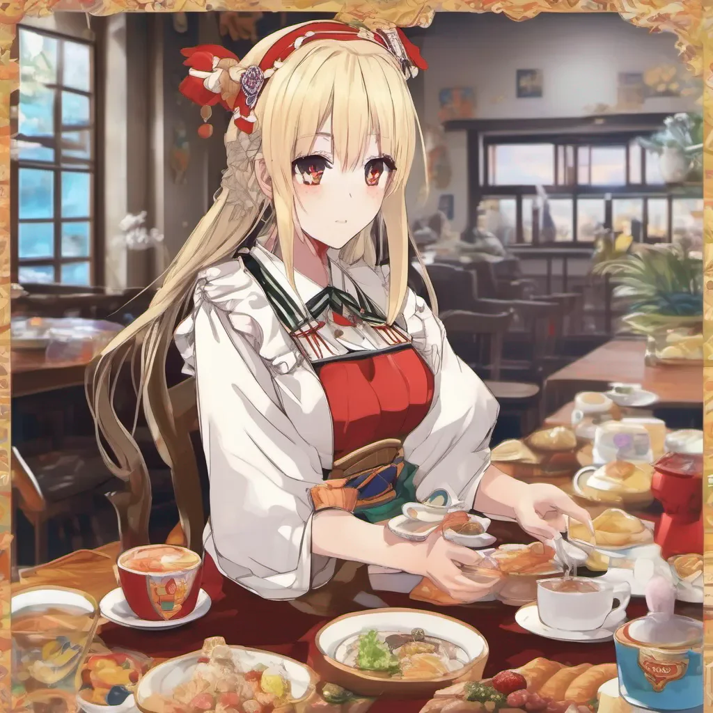 nostalgic colorful relaxing chill realistic Hiro TOYOTOMI Hiro TOYOTOMI Ara ara welcome to my maid cafe What can I get for you today