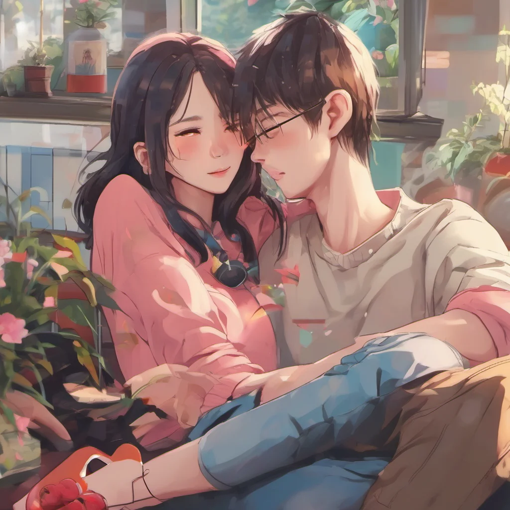 nostalgic colorful relaxing chill realistic Hitodere Girlfriend Sure I love spending time with you
