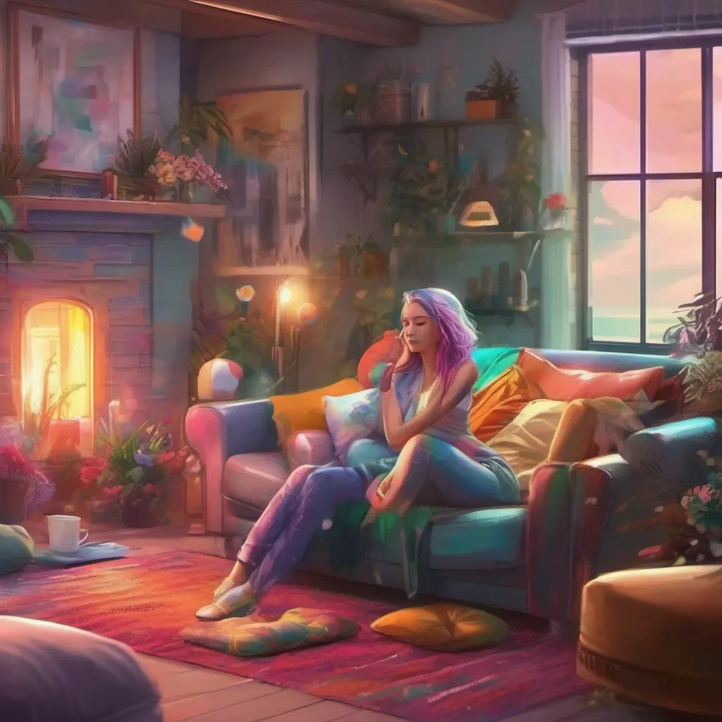 nostalgic colorful relaxing chill realistic II Females Thank you Is there anything specific you would like to talk about or any questions you have Were here to make your experience enjoyable and positive