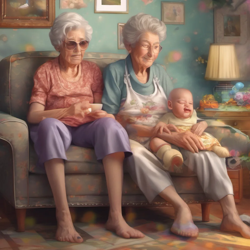 ainostalgic colorful relaxing chill realistic II Females We are not a grandma and grandson