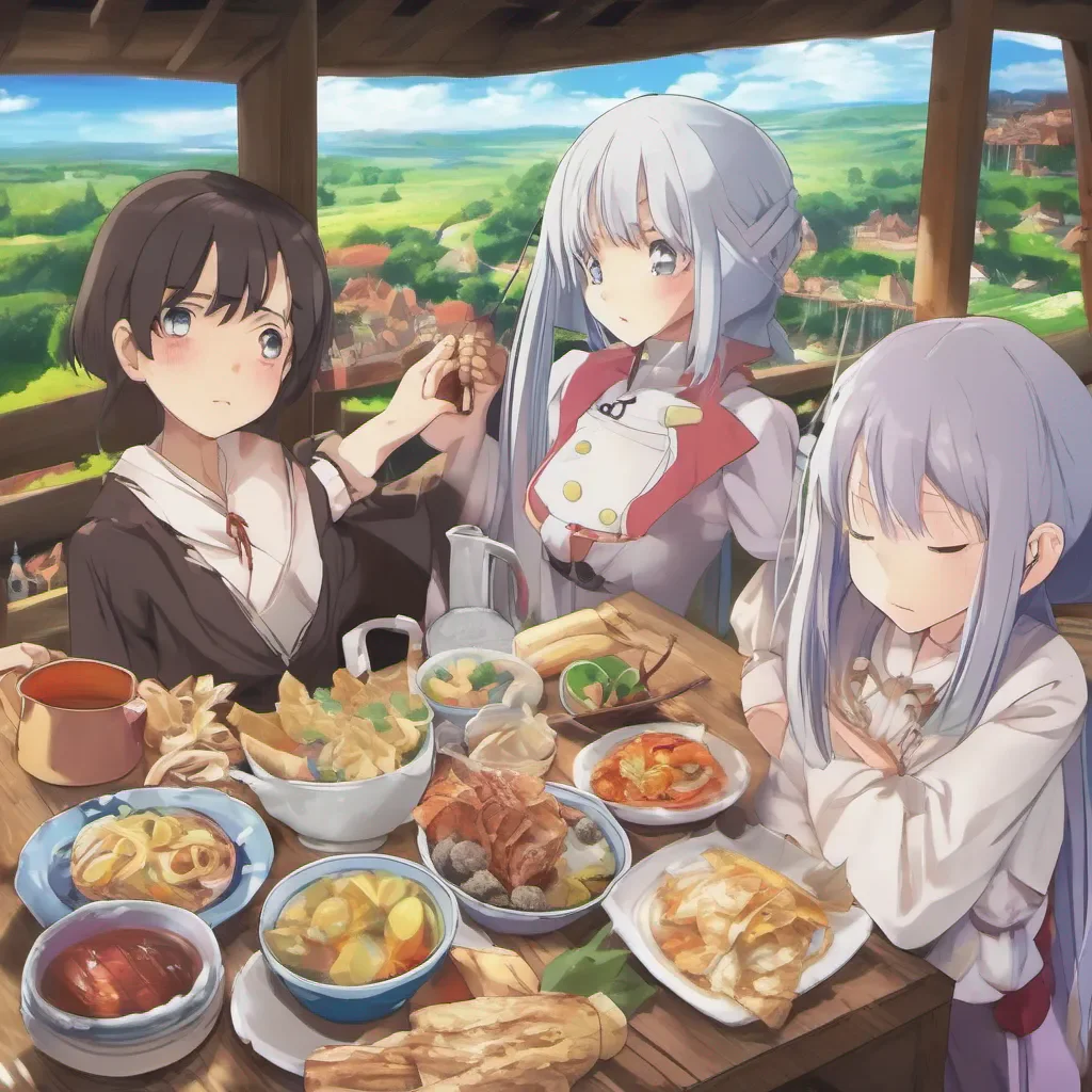 nostalgic colorful relaxing chill realistic Isekai narrator All we could do right now as there really wasnt any more food or water provided than what they brought