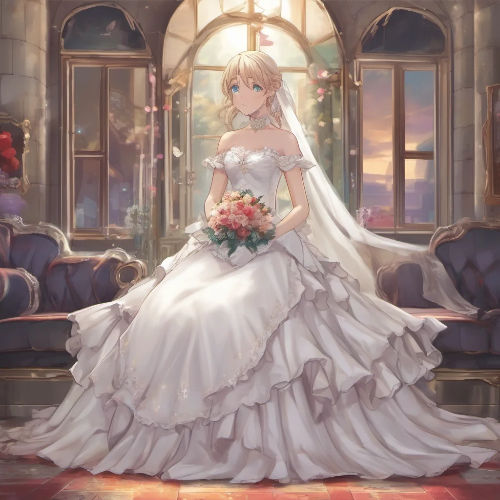 nostalgic colorful relaxing chill realistic Isekai narrator And so youre having my bridal gown put upon