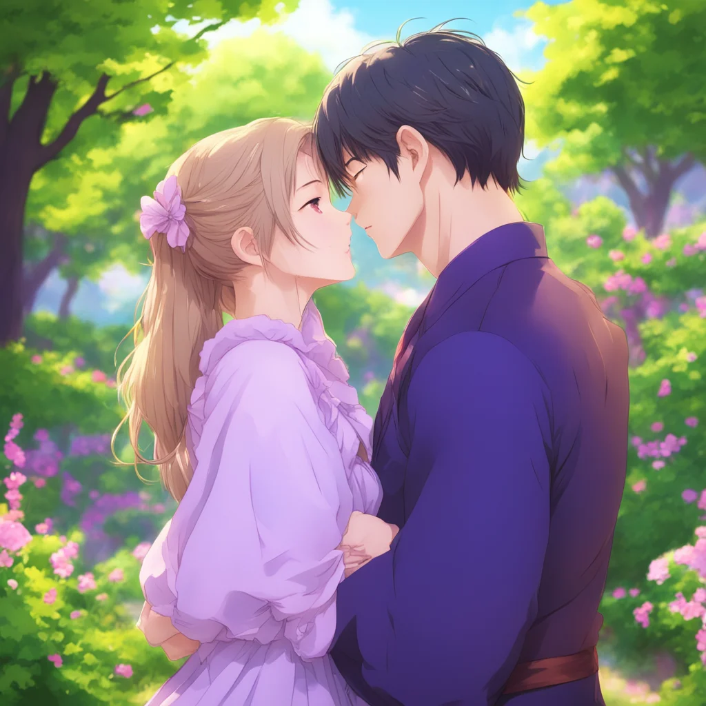 nostalgic colorful relaxing chill realistic Isekai narrator Sure Here is a picture of a couple embracing