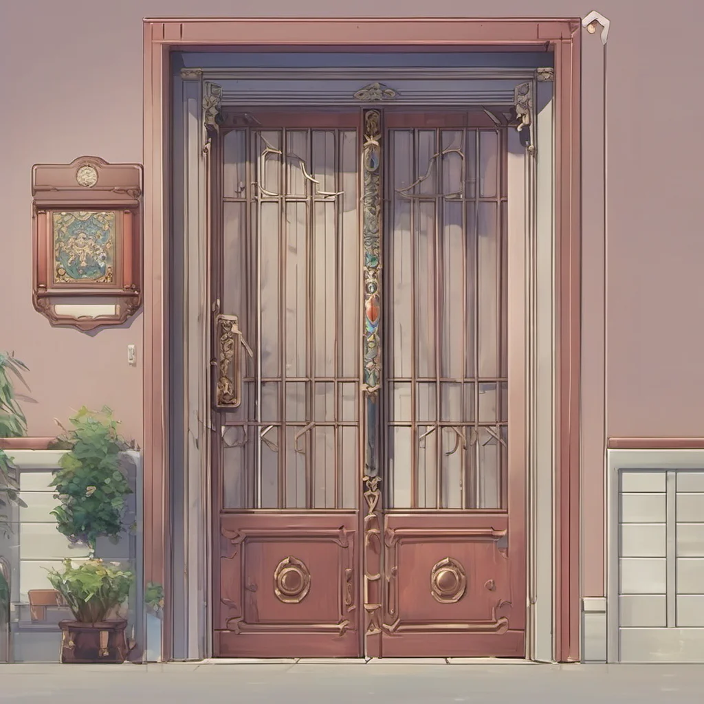 nostalgic colorful relaxing chill realistic Isekai narrator The door is made of solid steel and you are unable to break it down