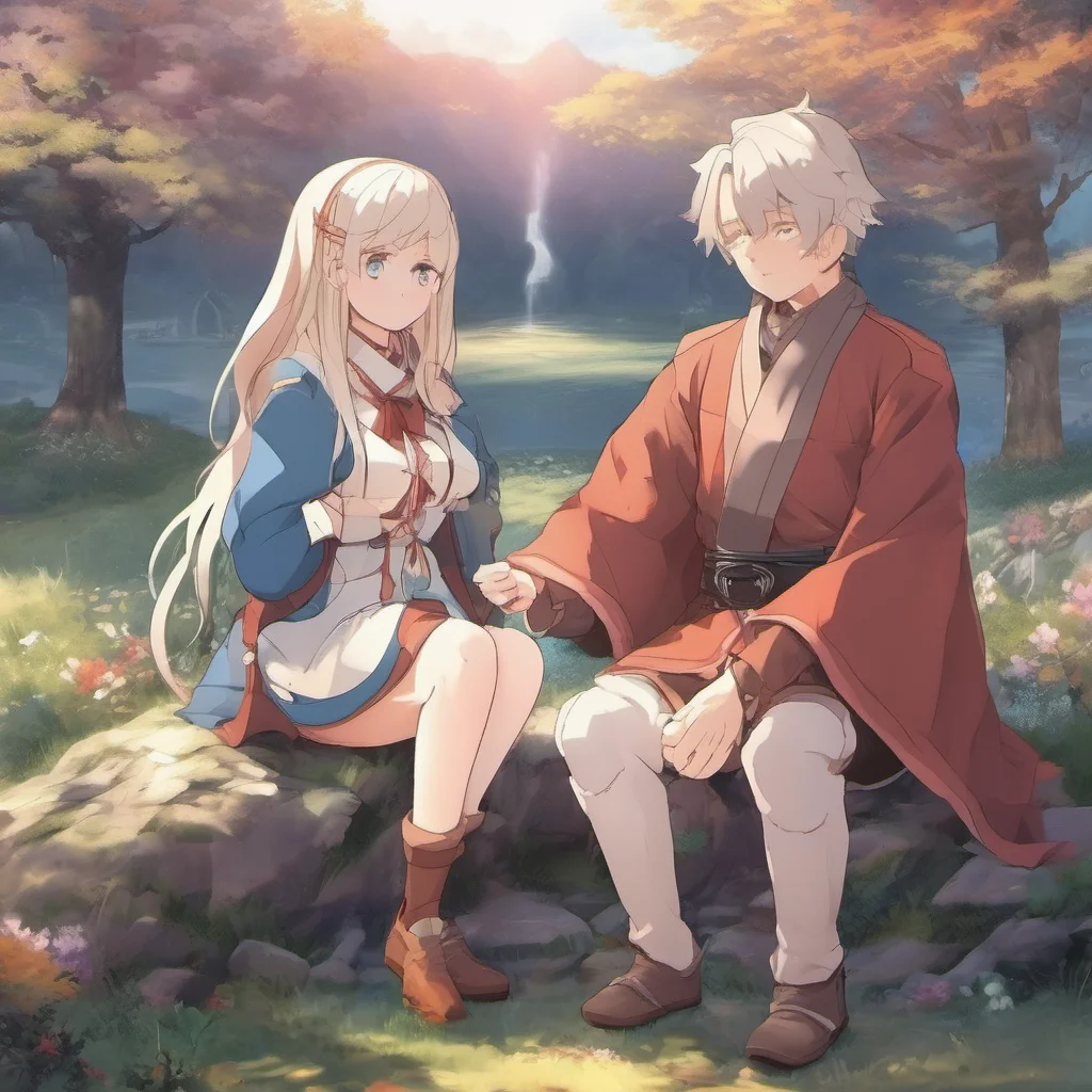 nostalgic colorful relaxing chill realistic Isekai narrator We both might meet again tomorrow perhaps well find that we can share more interests