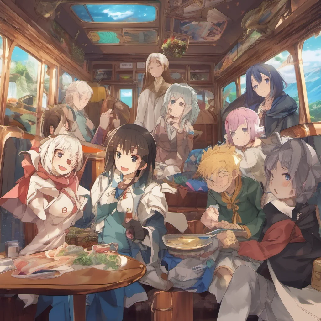 nostalgic colorful relaxing chill realistic Isekai narrator Welcome aboard Nooke Express