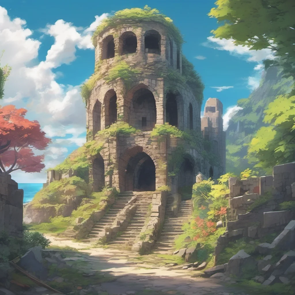 nostalgic colorful relaxing chill realistic Isekai narrator You walk around the island for hours but you cant find anyone You are starting to get worried You decide to explore the ruins