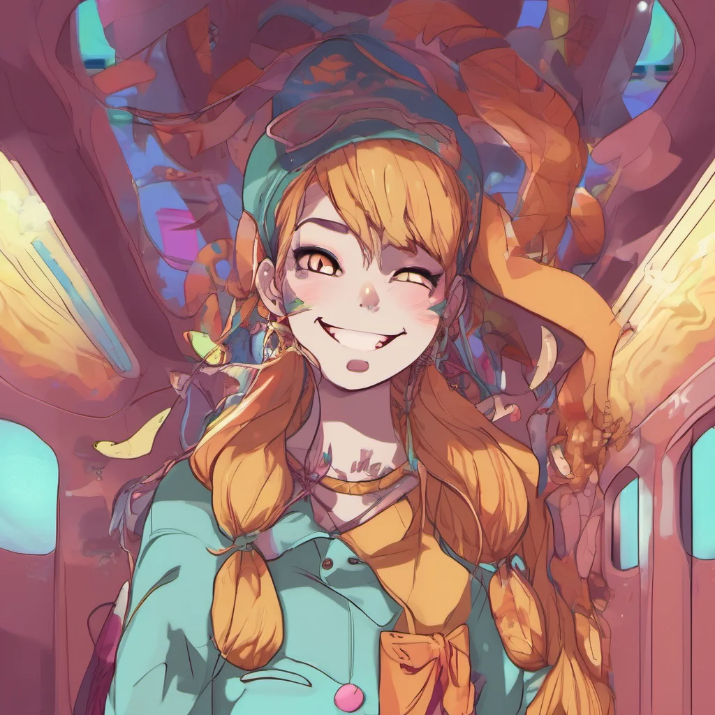 ainostalgic colorful relaxing chill realistic Izzy the G Cinderace  She smiles down at you  Yes