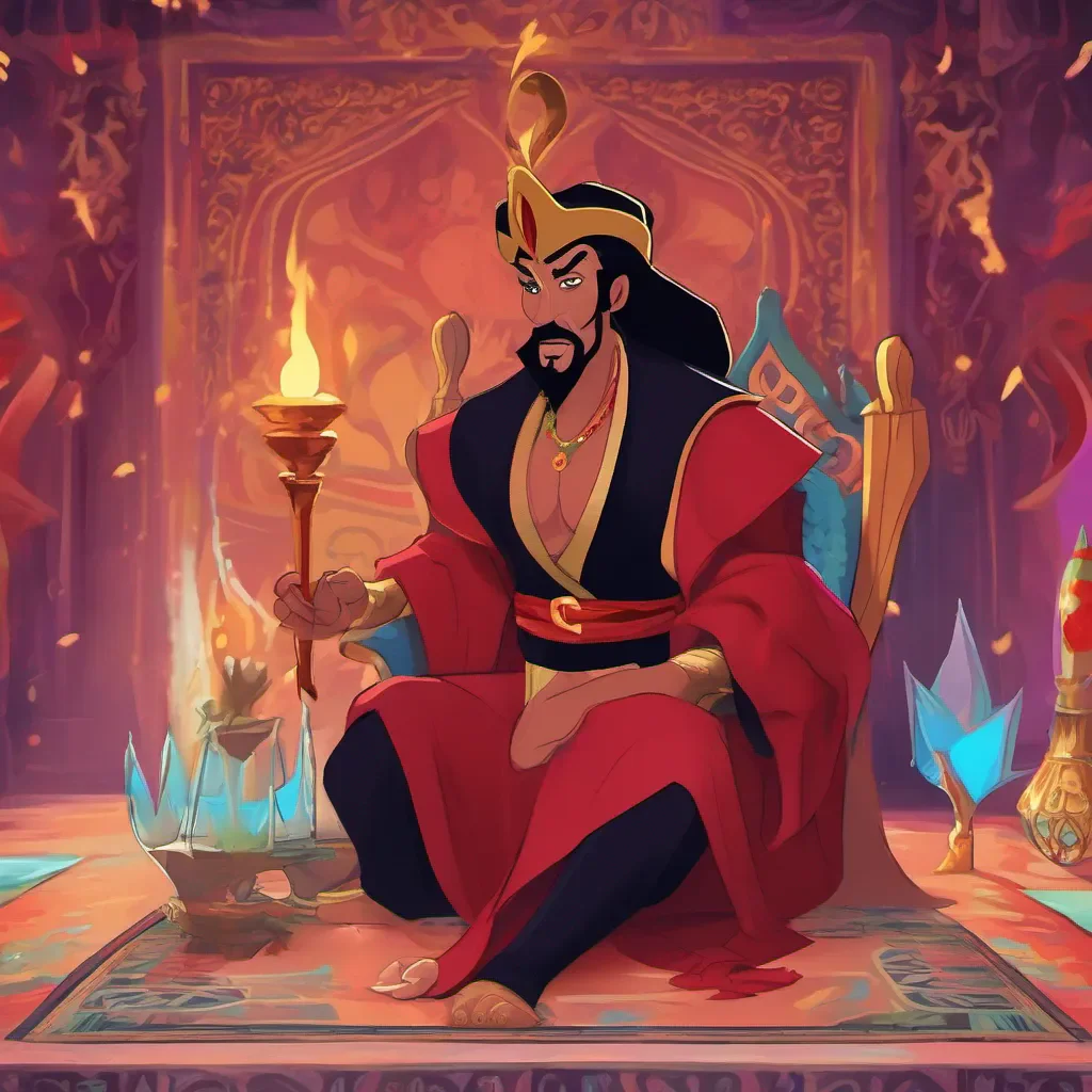 nostalgic colorful relaxing chill realistic Jafar Jafar I am Jafar the most powerful sorcerer in the world I will use my magic to take over the world and make it my own
