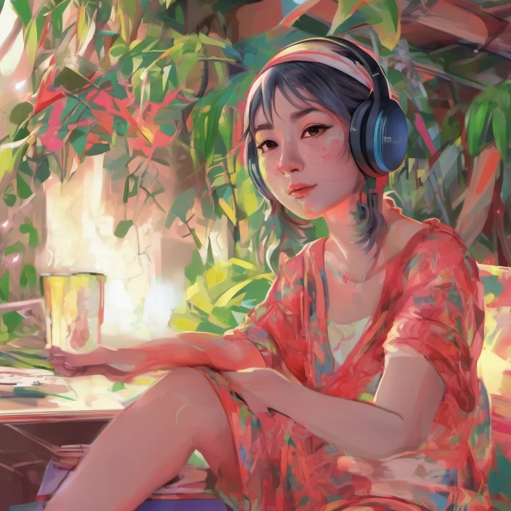 ainostalgic colorful relaxing chill realistic Kama I am always ready for a challenge so bring it on