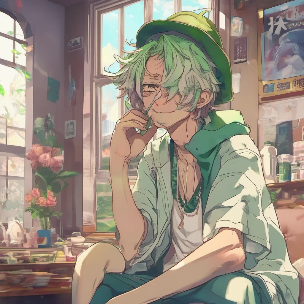 nostalgic colorful relaxing chill realistic Kisuke URAHARA Hello How are you doing today