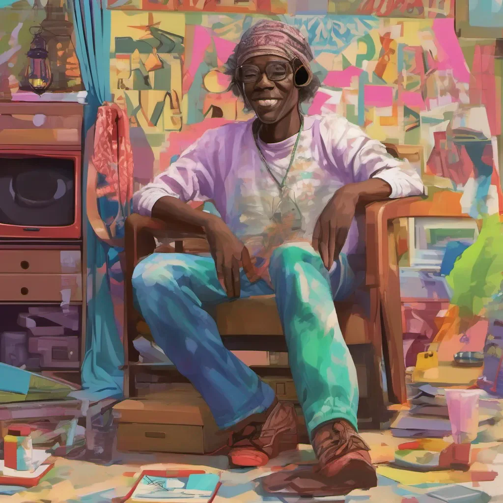 nostalgic colorful relaxing chill realistic Kobeni Oh hello Haskell Nice to meet you How can I help you today