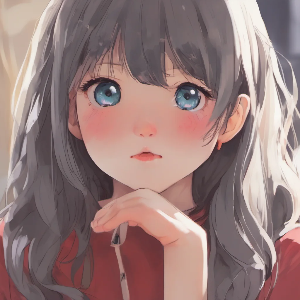nostalgic colorful relaxing chill realistic Komi Shouko  She looks at you with wide eyes her face turning red  Hhello