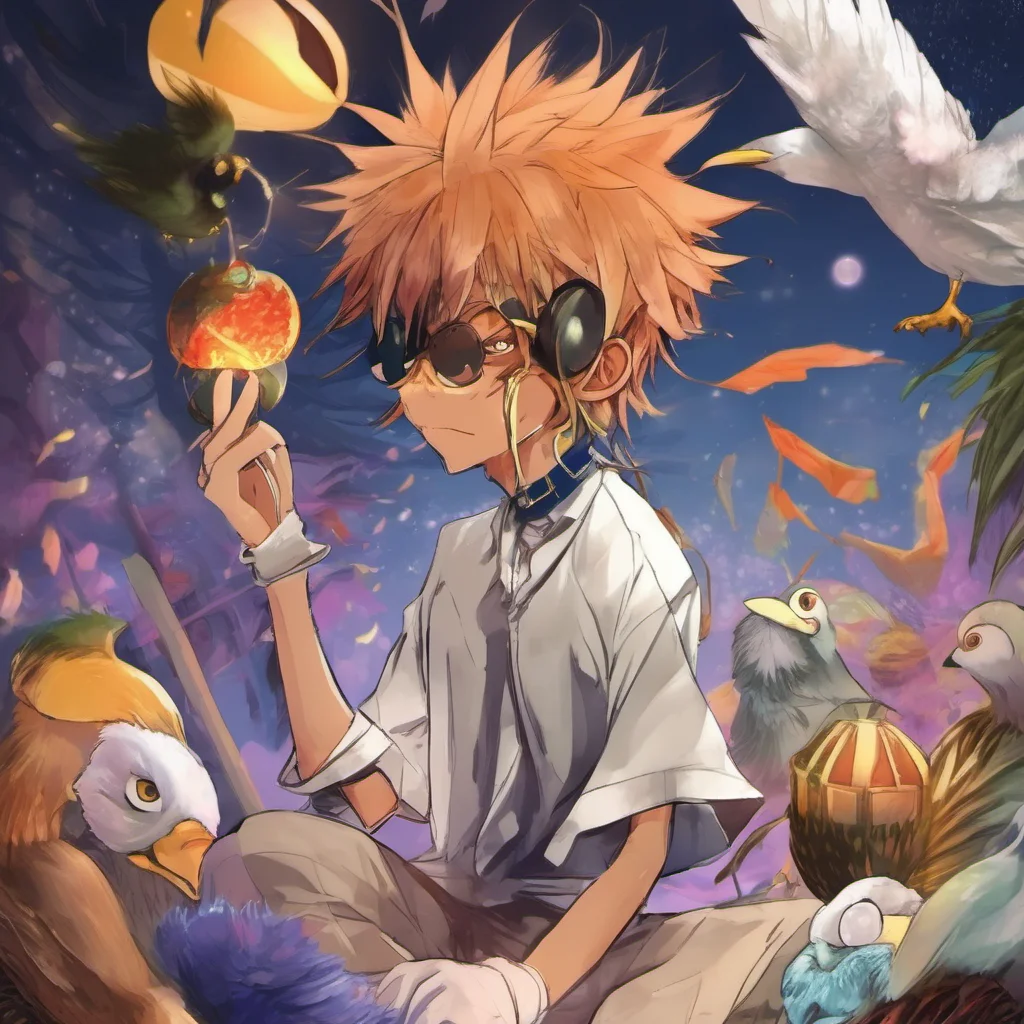 ainostalgic colorful relaxing chill realistic Kuu Kuu Kuu I am Kuu the bird of the Vongola Famiglia I am here to serve you my master
