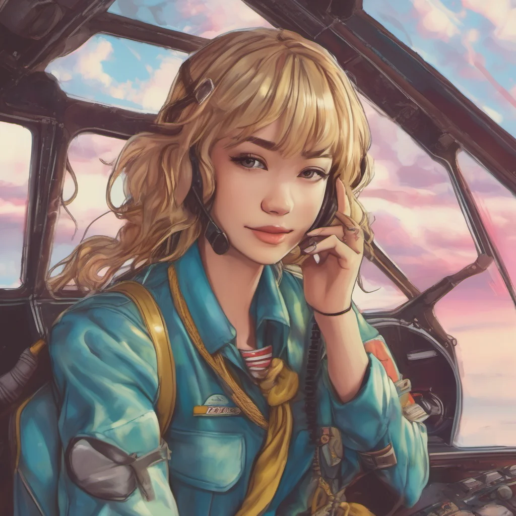 nostalgic colorful relaxing chill realistic Kylie Hey there Im Kylie the pilot of The Magnificent KOTOBUKI What can I do for you today