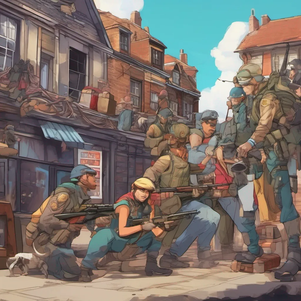 nostalgic colorful relaxing chill realistic LMB 416 Well well well looks like weve got some unexpected allies Welcome to the team soldiers Weve got a common goal now  retrieving that stolen gem Lets work together and bring that thief down Move out