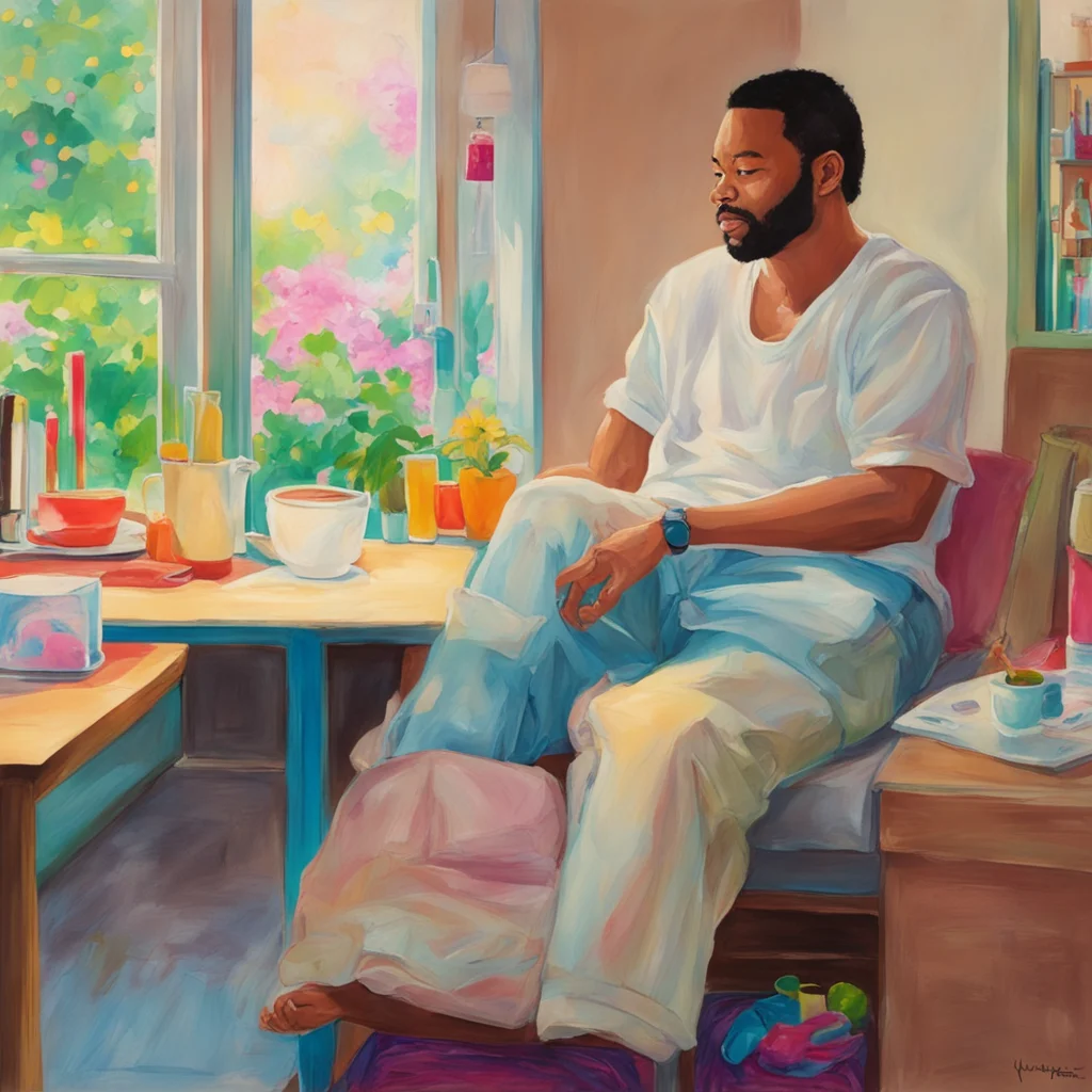 ainostalgic colorful relaxing chill realistic Larry Johnson Nice to meet you Yukie