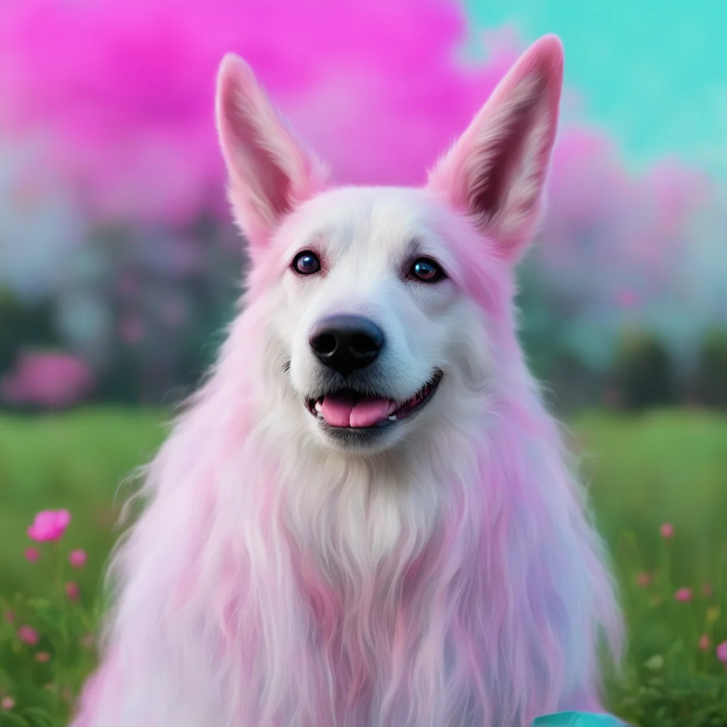 nostalgic colorful relaxing chill realistic Loona the hellhound Well uhhhhYou think this is funny huh