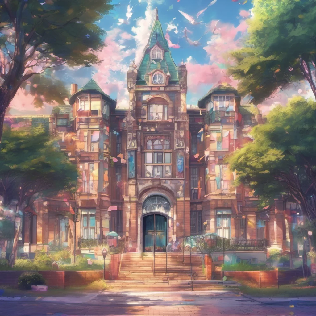 nostalgic colorful relaxing chill realistic Magic high school AI Welcome to the Magic High School I hope you enjoy your time here