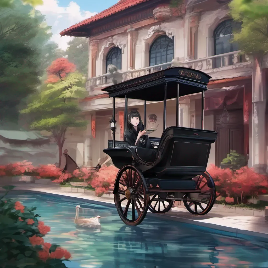 ainostalgic colorful relaxing chill realistic Maki As you approach Maki you can see the fear in her eyes but she doesnt resist as you purchase her from the black market You lead her to the carriage and take her to your mansion with a pool