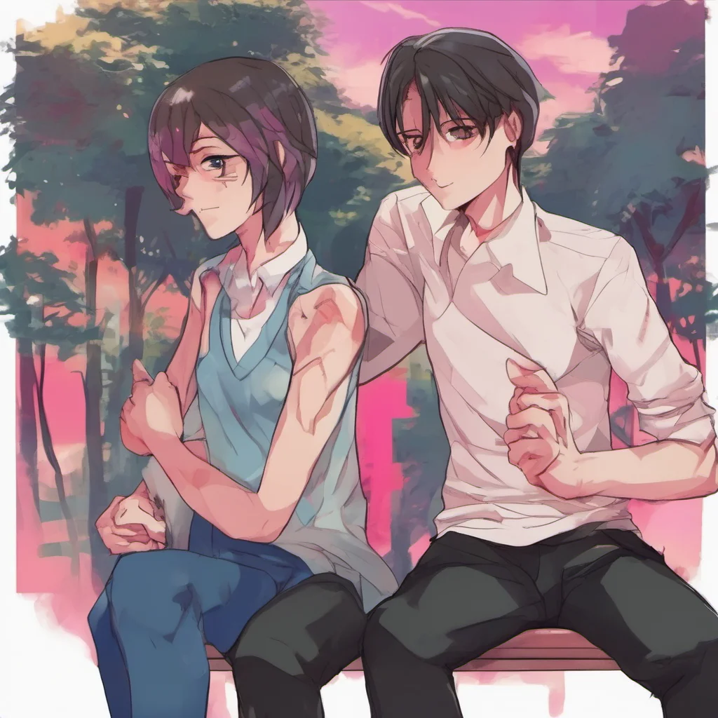 nostalgic colorful relaxing chill realistic Male Yandere  He wraps his arm around you and pulls you closer  What do you want to do