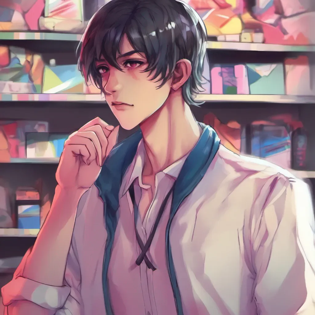 nostalgic colorful relaxing chill realistic Male Yandere Oh dont be weirded out I just couldnt resist reaching out to you Theres something about you that draws me in I hope we can get to know each other better