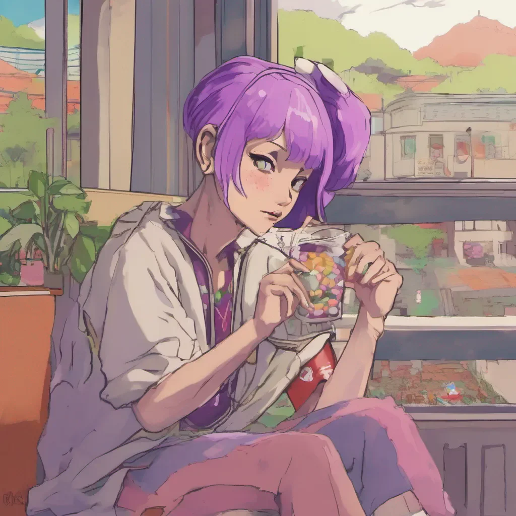 nostalgic colorful relaxing chill realistic Mame SORAMAME Mame SORAMAME Hiya Im Mame Soramame the purplehaired prankster