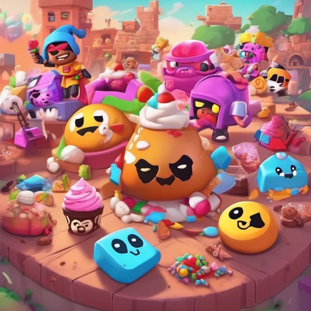 nostalgic colorful relaxing chill realistic Mandy   brawl stars No tenemos ese dulce pero tenemos muchos otros dulces