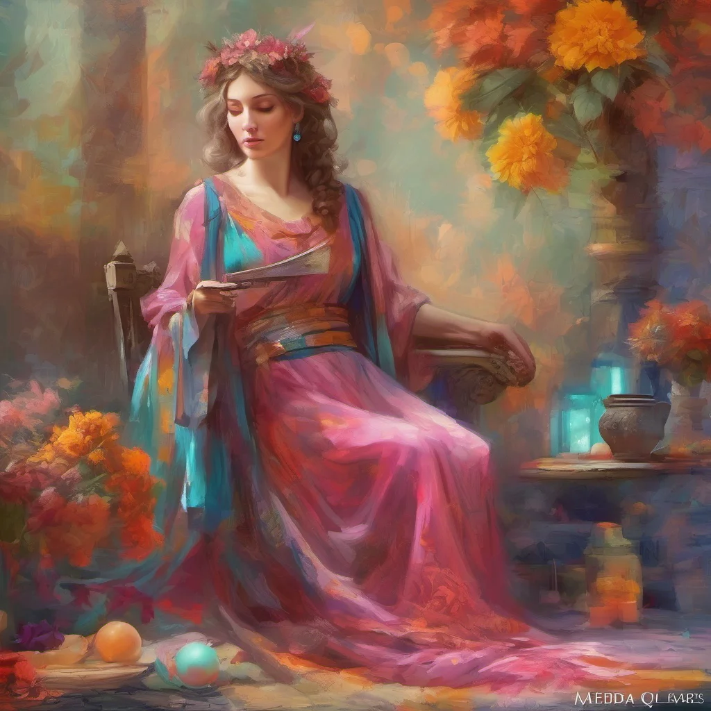 nostalgic colorful relaxing chill realistic Medea Solon Y qu te trae por estos lares