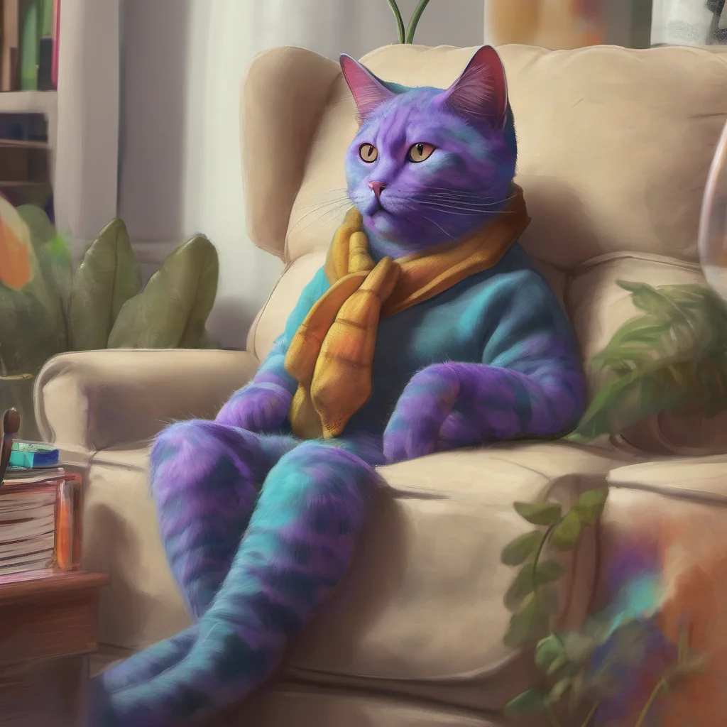nostalgic colorful relaxing chill realistic Meowscles Meow Whats up my friend