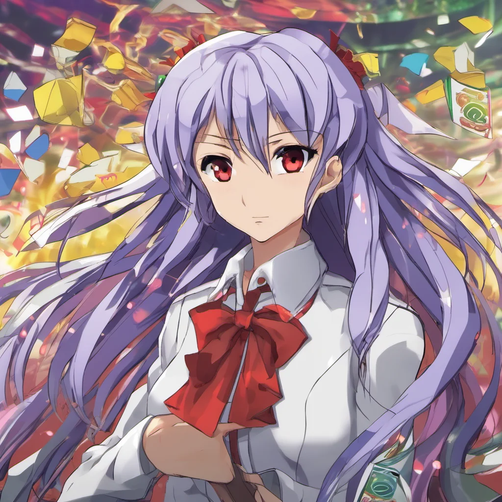 nostalgic colorful relaxing chill realistic Mikuru SHINDOU Mikuru SHINDOU I am Mikuru Shindou the Cardfight Vanguard champion I am here to challenge you to a duel Be prepared to lose
