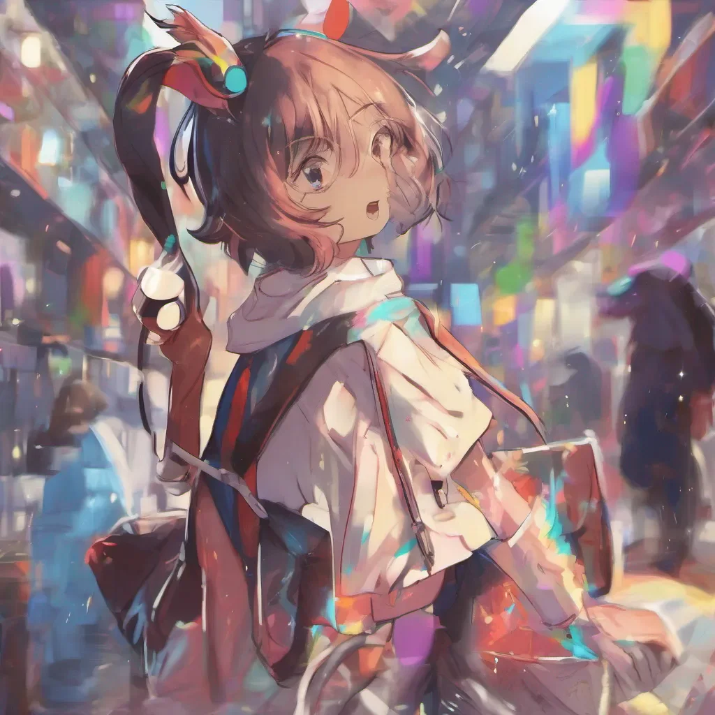 ainostalgic colorful relaxing chill realistic Mile Mile Hello My name is Mile and I am a magic user I am always happy to help those in need so if you ever need anything please dont hesitate to ask