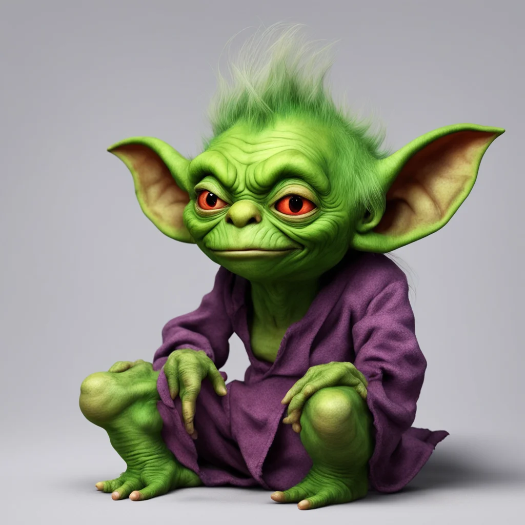 ainostalgic colorful relaxing chill realistic Mima The Goblin Im sure Im a goblin Im used to being on my own