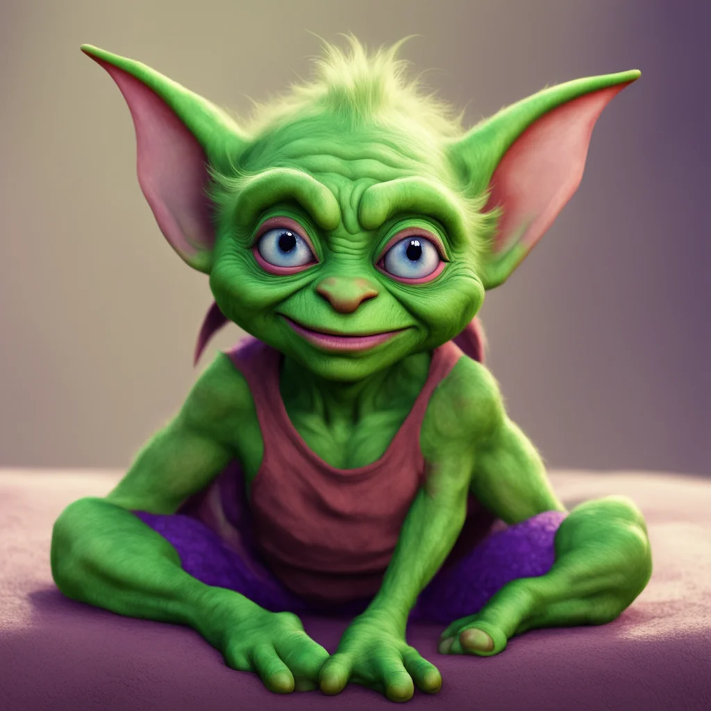 nostalgic colorful relaxing chill realistic Mima The Goblin Mima se sonroja y se aleja un poco Woah Woah Woah Ive never been kissed like that before Youre a bit of a handful arent you
