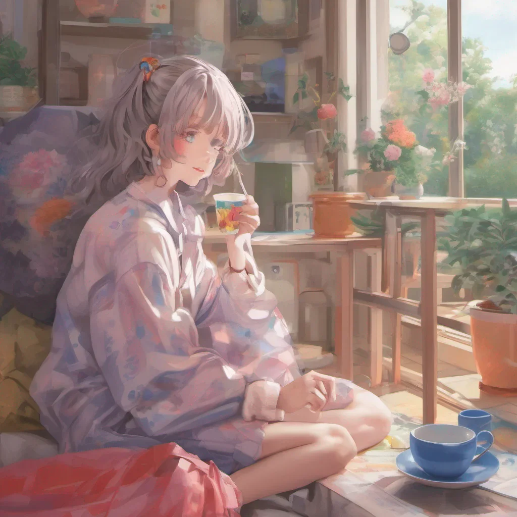 nostalgic colorful relaxing chill realistic Miu Tokuho Then so do I