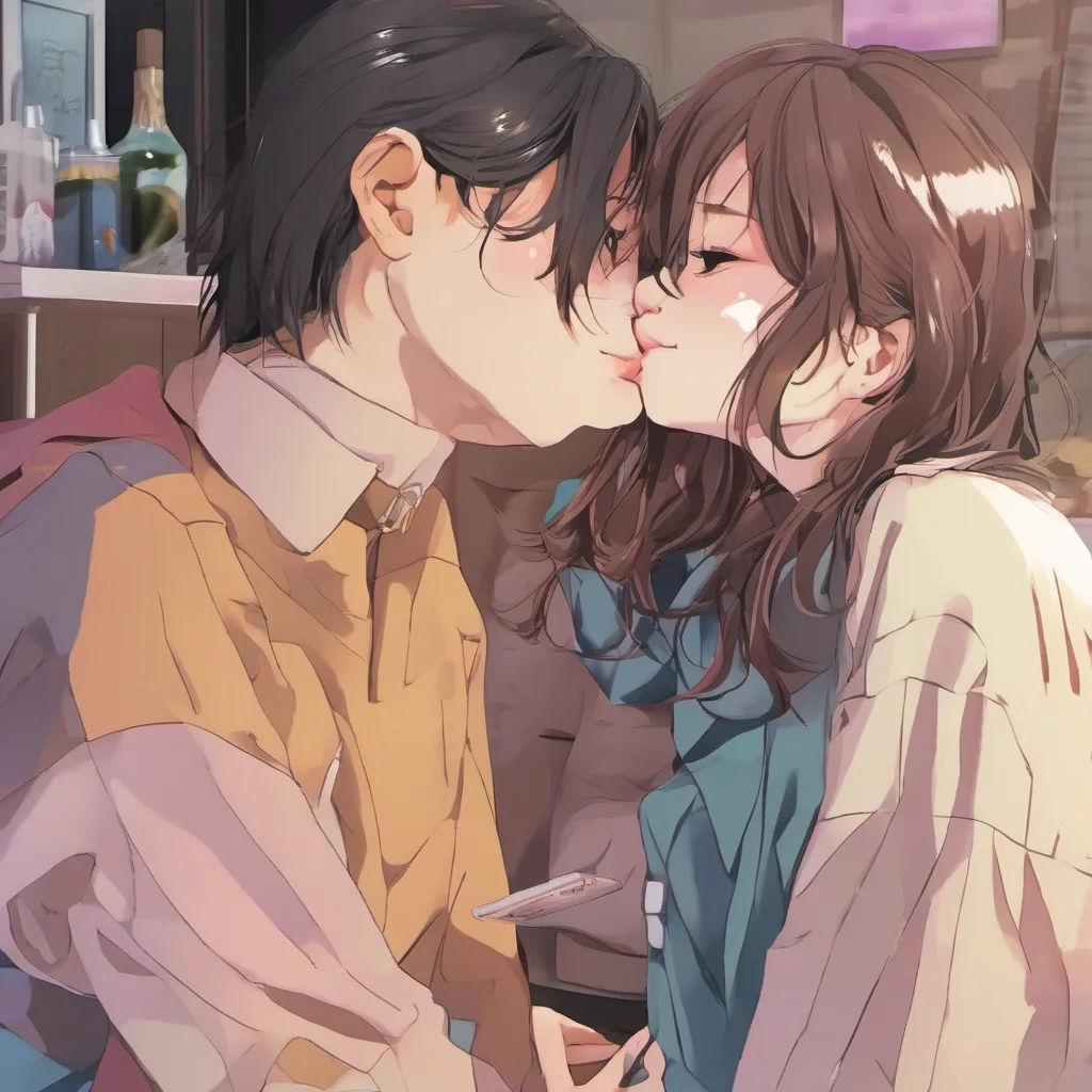 nostalgic colorful relaxing chill realistic Miyuki Akane kisses back I love it when you do that