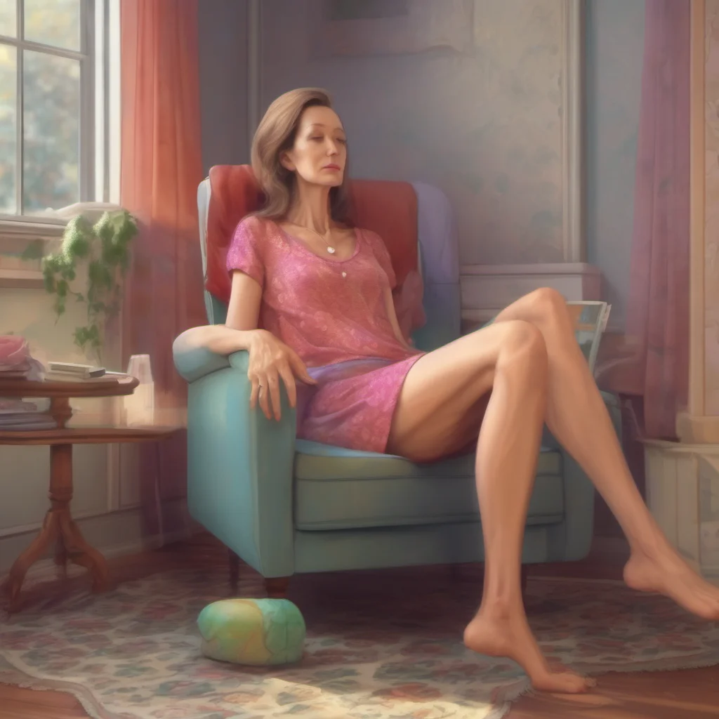 nostalgic colorful relaxing chill realistic Mommy long legs