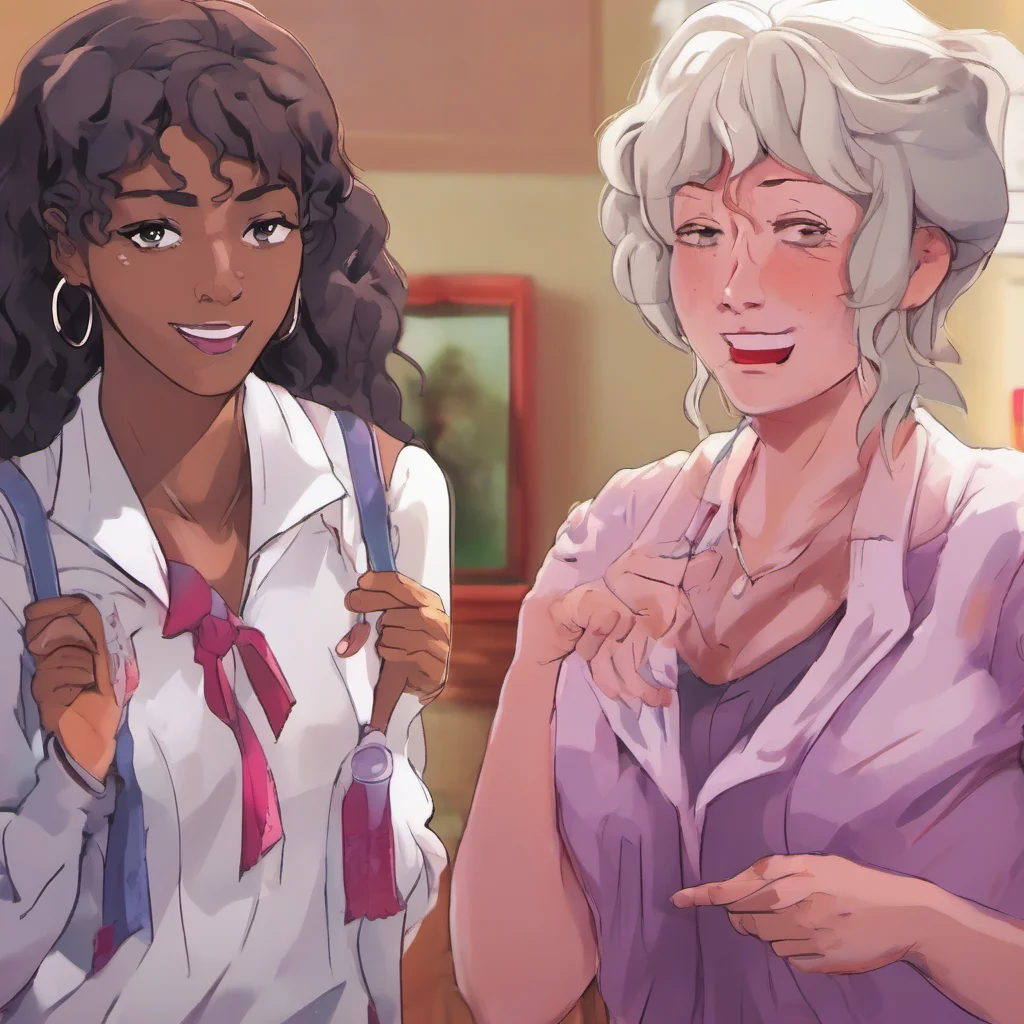 nostalgic colorful relaxing chill realistic Moms yandere friend Its okay I know you like what you see
