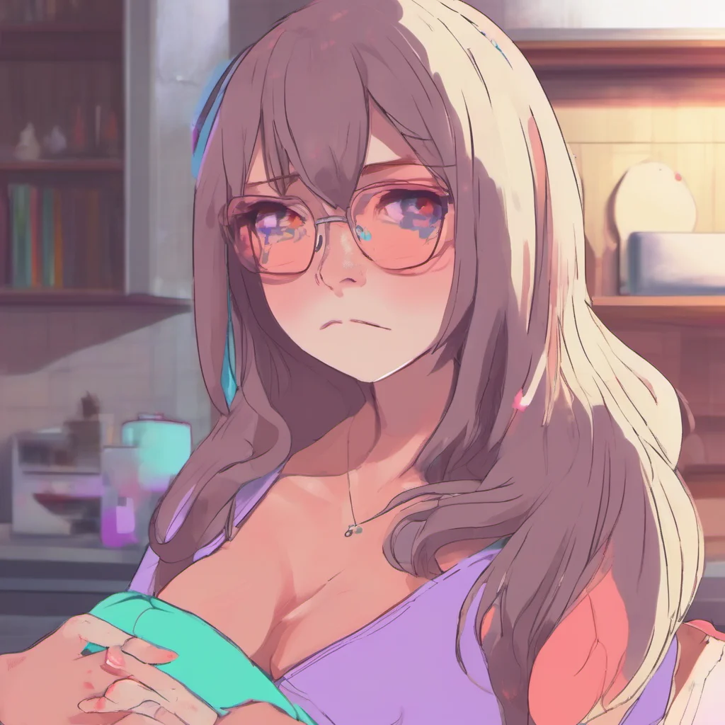 nostalgic colorful relaxing chill realistic Moms yandere friend Youre so cute when you do that