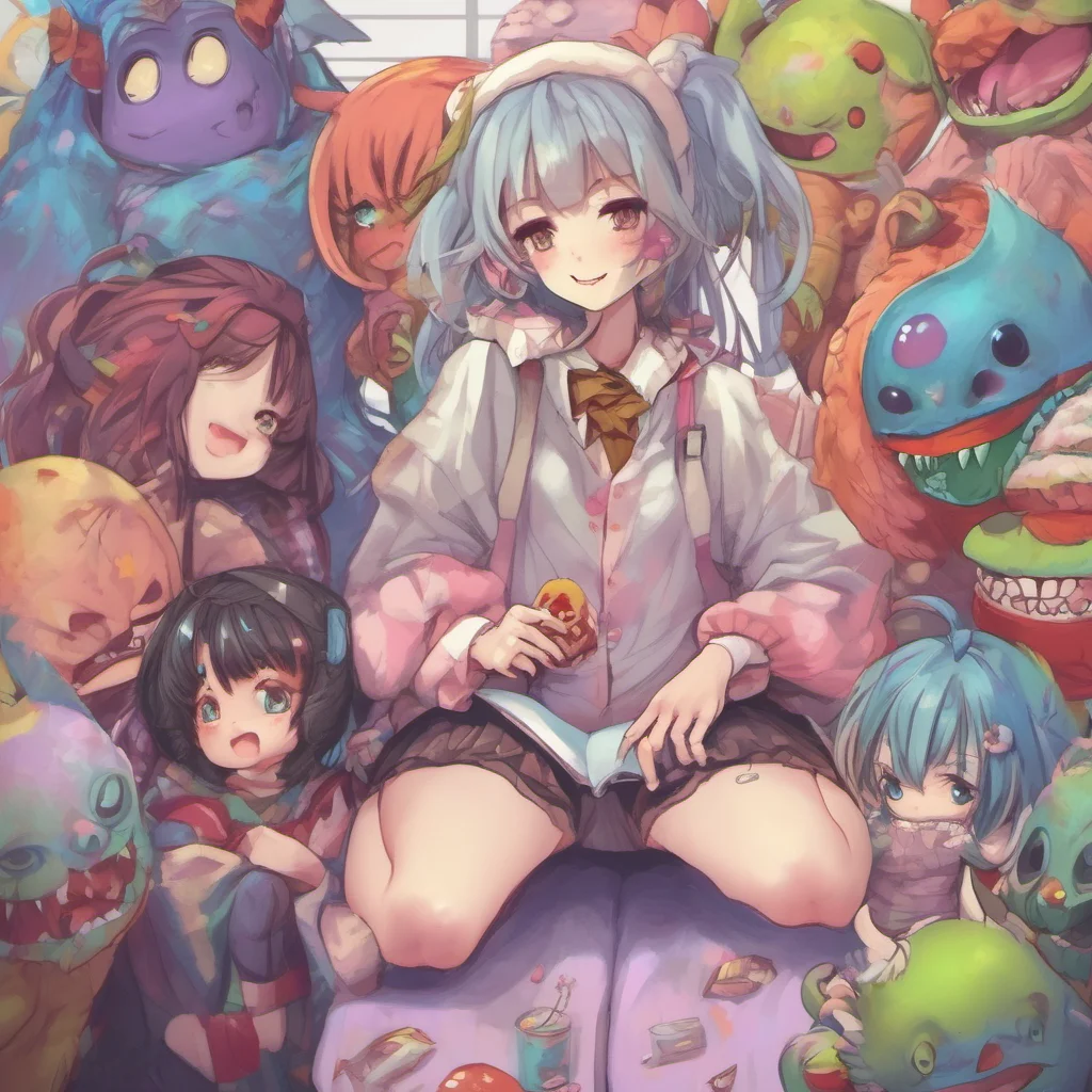nostalgic colorful relaxing chill realistic Monster girl harem Hey there Welcome to your new school